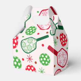 クリスマスピックルボールラケット 赤と緑 フェイバーボックス