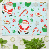 クリスマスピックルボール キッチンタオル (折り畳み)