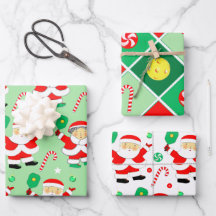 クリスマスピックルボール ギフト包装紙