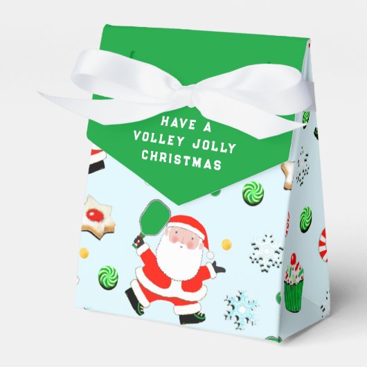 クリスマスピックルボール ホリデー フェイバーボックス (正面サイド)