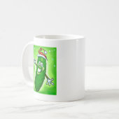 クリスマスピックル コーヒーマグカップ (正面左)