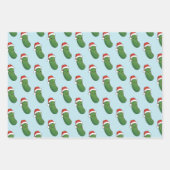 クリスマスピックル ラッピングペーパーシート (正面)