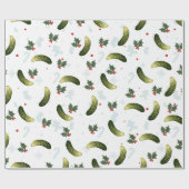 クリスマスピックル ラッピングペーパー (フラット)