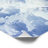 クリスマスピットブルドッグ雪だるま ポスター (コーナー)