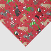 クリスマスピットブルドッグ 薄葉紙 (詳細)