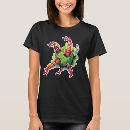 クリスマスピニャタ Tシャツ (正面)