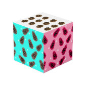 クリスマスピネコーンフォトデザインキューブ フォトキューブ (裏面アングル)