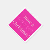 クリスマスピモダンンクパーティー スタンダードカクテルナプキン (角)