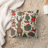 クリスマスピロークッション（編集） クッション (ブランケット)