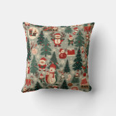 クリスマスピロークッション（編集） クッション (裏面)