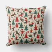 クリスマスピロークッション（編集） クッション (裏面)