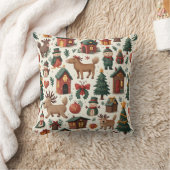 クリスマスピロークッション（編集） クッション (ブランケット)