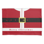 クリスマスピローケースおもしろいサンタデザイン 枕カバー (正面)