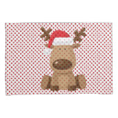 クリスマスピローケーストナカイ水玉模様水玉模様 枕カバー (正面右)