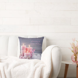 クリスマスピロー、ピンクのクリスマス クッション