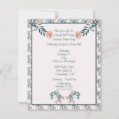 クリスマスピンクグリーンフローラスカンジナビアフォークアート (正面)