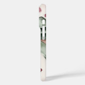 クリスマスピンクドットグリーンリボン&ボウ Case-Mate iPhoneケース (裏面 / 左)