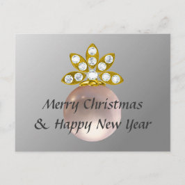 クリスマスピンクパール シーズンポストカード