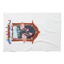 クリスマスピンクフラミンゴスホリデー