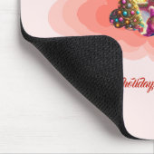 クリスマスピンク マウスパッド (コーナー)