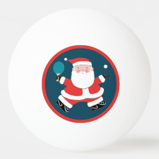 クリスマスピンポン球 卓球ボール (正面)
