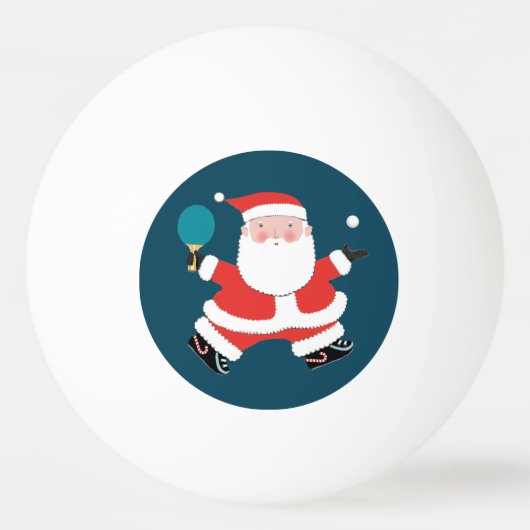 クリスマスピンポン球 卓球ボール (正面)