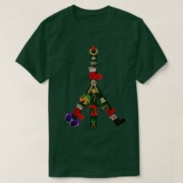 クリスマスピースのサインTシャツ Tシャツ