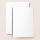 クリスマスピースの常緑樹 箔カード (裏面封筒付き)