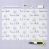 クリスマスピースオンアースビーチサンドドルパッター 薄葉紙 (クラフト)