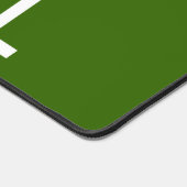 クリスマスピースグリーンバックグランドホリデー デスクマット (コーナー)