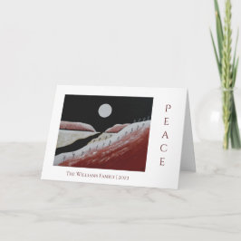 クリスマスピースデザートサウスウエストホリデーカード シーズンカード