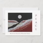 クリスマスピースデザートサウスウエストホリデーカード シーズンカード (正面)