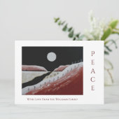 クリスマスピースデザートサウスウエストホリデーカード シーズンカード (スタンド正面)