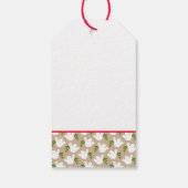 クリスマスピースドーブラブジョイホリデーナチュラル ギフトタグ (裏面)