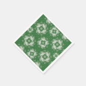 クリスマスピースドーム、グリーン紙カクテルナプキン スタンダードカクテルナプキン (角)