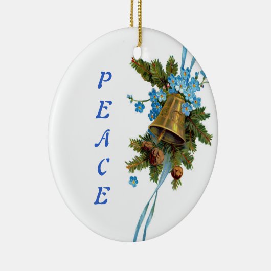 クリスマスピースベル セラミックオーナメント (右)