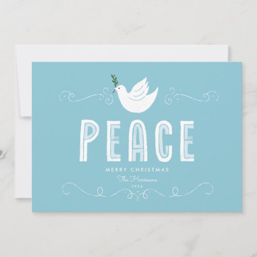 クリスマスピースホリデーカード シーズンカード (正面)