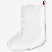 クリスマスピースラブジョーホリーNAMEフェスティバル ラージクリスマスストッキング (裏面)