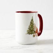 クリスマスピーターうさぎヴィンテージ マグカップ (正面右)