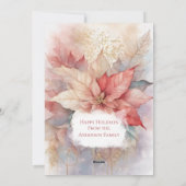 クリスマスピ素晴らしレネエスフラットホリデーカード シーズンカード (裏面)