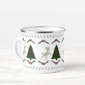 クリスマスファウンマググ コーヒーマグカップ (正面左)