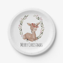 クリスマスファウンリース ペーパープレート