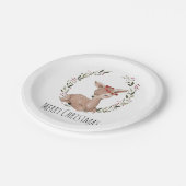 クリスマスファウンリース ペーパープレート (アングル)