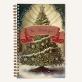 クリスマスファッションド誌「An Old Christmas」 ノートブック (正面)