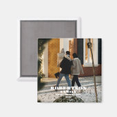 クリスマスファパーソナライズされたミリカスタムのスタイリッシュ マグネット (正面/裏面)