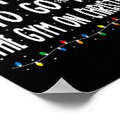 クリスマスファミリーの試合でジムに行く可能性が高い ポスター (角)