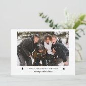 クリスマスファミリーを思い出すために12月を作る シーズンカード (スタンド正面)