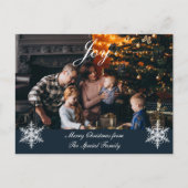 クリスマスファミリーカスタマイズの写真 シーズンポストカード (正面)