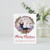 クリスマスファミリーカスタムの写真 シーズンポストカード (スタンド正面)