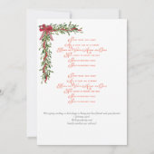 クリスマスファミリーカラオケチャーチカロルズサービス 招待状 (裏面)